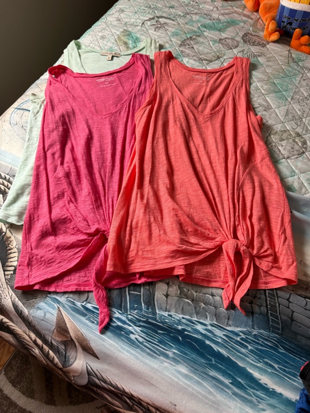 Express Set of 5 Hot Pink Ladies’ Tank Tops